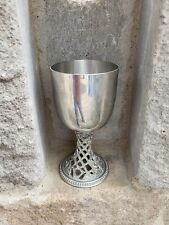 Antike Replika Gotik Ritter Trinkbecher " Der Gral" Trinkpokal aus Zinn Höhe16cm