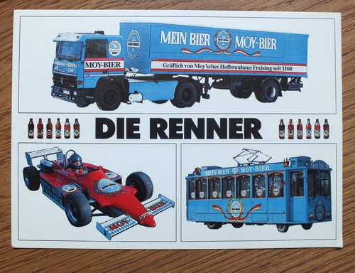 Postkarte werbung lkw moy - ak,