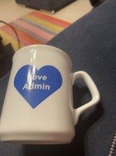 Love Admin Weiß Porzellan