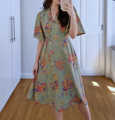 Wickelkleid vintage 80s wrap - wickelkleid,