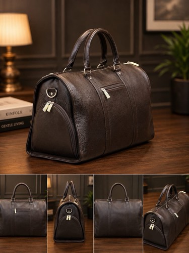 100 echtleder reisetasche - echtleder,