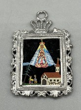 Filigranes Zinn Bild Madonna