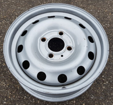 1 x Stahlfelge Twingo I / Clio  4,5Jx13H2 4x100 ET36 Silber!!! #28001