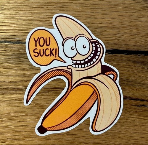 Bananen aufkleber ddr - ddr, ossi