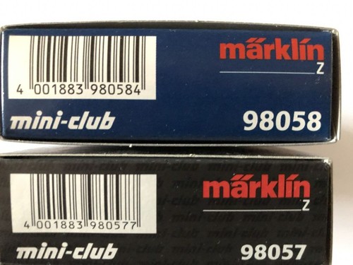 98057 98058 märklin - 98057/98058, wagen-set