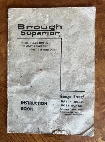 Brough superior motor cycle - brough,