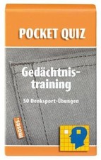 POCKET-QUIZ: GEDAECHTNISTRAINING: 50 Konzentrationsübung... | Buch | Zustand gut
