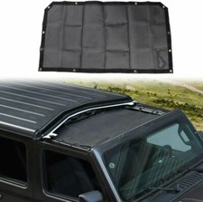Sunshade Mesh Bikini Top Roof Sun Shade for 18+ Jeep Wrangler JL JLU JT,Black a