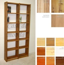 Massivholz Standregal schmal 21 cm Tiefe Kiefer massiv DVD Regal CD Bücherregal