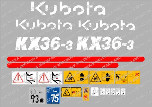 Kubota kx36 mini bagger - mini,
