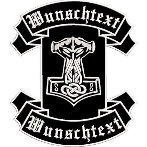 Rückenpatch mit motiv und - rückenpatch,