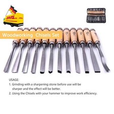 12-tlg Profi Hohlbeitel-Set