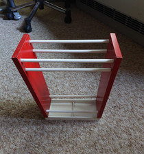 Vintage Schirmständer aus Holz /Metall 50er/60er Jahre Regenschirmständer