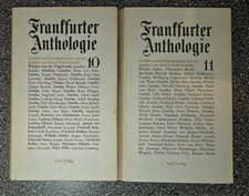 FRANKFURTER ANTHOLOGIE 10+11 - GEBUNDEN