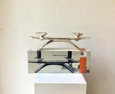 Versilberter WMF Kerzenleuchter von WMF - Entwurf Kurt Radtke - Original 1950/60