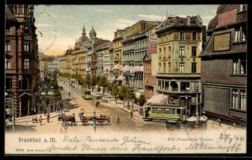 Ansichtskarte frankfurt m - ansichtskarte, a.