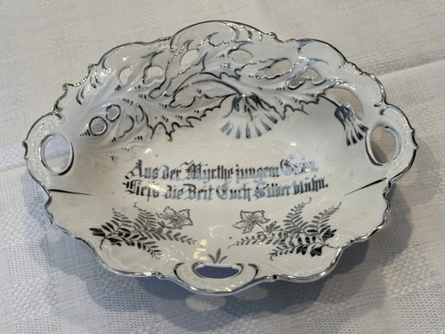 Silberhochzeit schale - silberhochzeit,