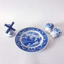 Konvolut Holland Blau/Weiß Keramik