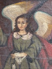 Antikes Ölgemälde Erzengel