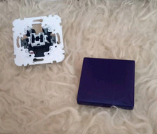 1x  Merten Wechsel Schalter /  Nachtblau Artec 