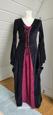 Mittelalterkleid samtoptik - in,
