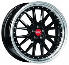 Tec Speedwheels GT EVO Schwarz-Glanz-Hornpoliert 8,5x19 ET30 5x112 *1 Stück*