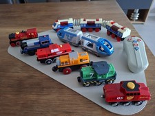 Brio und Eichhorn Lokomotiven ICE Loks für Holzeisenbahn elektrisch gebraucht 