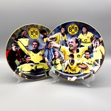 2x BVB Sammlerteller Wandteller Borussia Dortmund Legenden Weltpokal Sammeltelle
