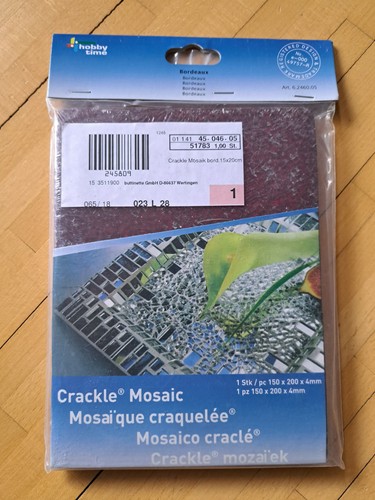Crackle mosaik bordeaux - bordeaux,