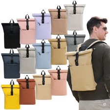 Cityrucksack RollTop Rucksack Freizeitrucksack Herren Damen Wasserabweisend