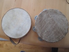2 x Tamburin ( Schellentrommel)