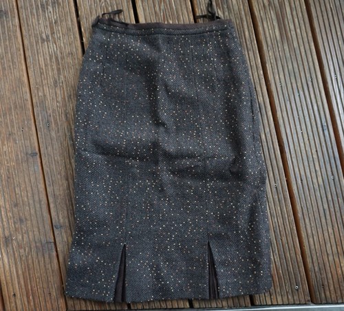 Brauner rock pencilskirt mit - pencilskirt,