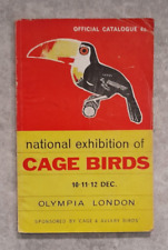 NATIONALE AUSSTELLUNG DER KÄFIGVÖGEL OFFIZIELLER KATALOG 10-12 DEZEMBER 1964 OLYMPIA