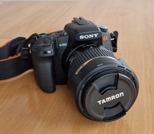 Sony Alpha DSLR-A350 14.2MP Digitalkamera - Schwarz  mit Tamron Objektiv 18-270m