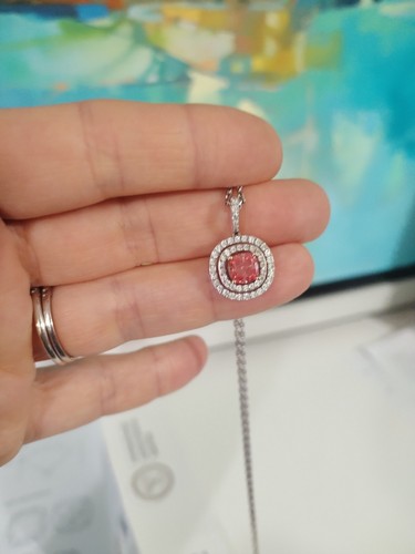Lab created diamant 1ct rosa - lab,