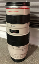 Canon EF 70-200mm F/2.8L USM Teleobjektiv - Schwarz, Beige, ohne Fuß, gebraucht