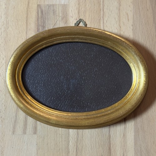 Vintage bilderrahmen oval gold - bilderrahmen,