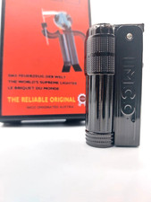 IMCO Super Benzin Triplex mit Logo neu ovp Gun Metall Feuerzeug Box