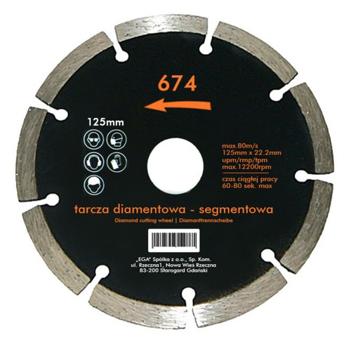 Diamanttrennscheibe 125 - , x