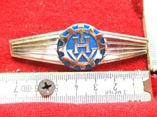 Teno Technische Nothilfe alte Spange Abzeichen THW Technisches Hilfswerk TENO