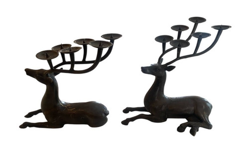 Stück hirsch kerzenhalter - hirsch,