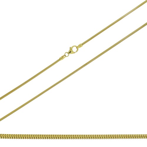 Schlangenkette 333 gelbgold - 333/-,