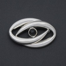 Designer Brosche 925er Silber