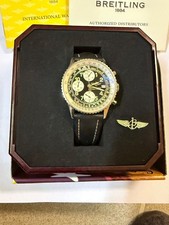 Breitling Old Navitimer II, Lederarmband mit Faltschließe, Orginalverpackung und