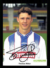 Thomas Ritter Autogrammkarte Karlsruher SC 1997-98 Original Signiert + A 72226