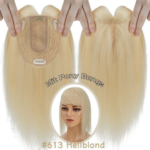 Damen echthaar topper - damen, toupee