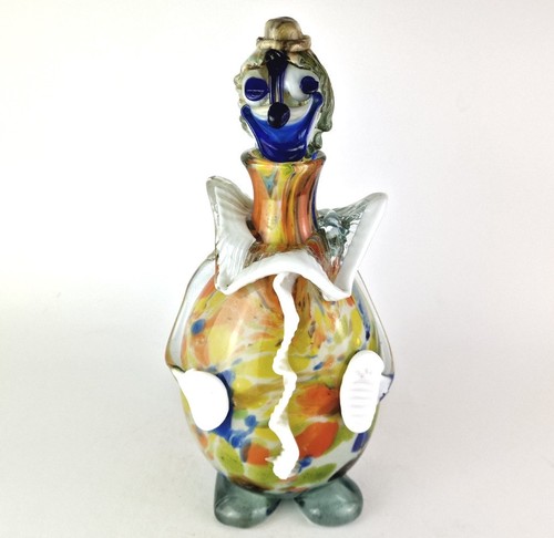 Murano glas clown dekanter - murano,
