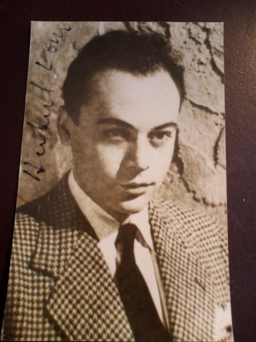 Herbert lom signiert - herbert,