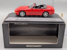 Modellautos 1:43 Minichamps Porsche 968 Cabriolet 1994 Indisch Rot mit OVP