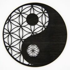 Wallart aus 100% Holz - Yin